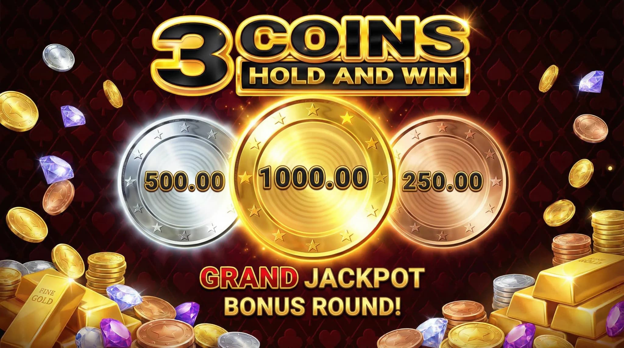 3 Coins : Hold and Win