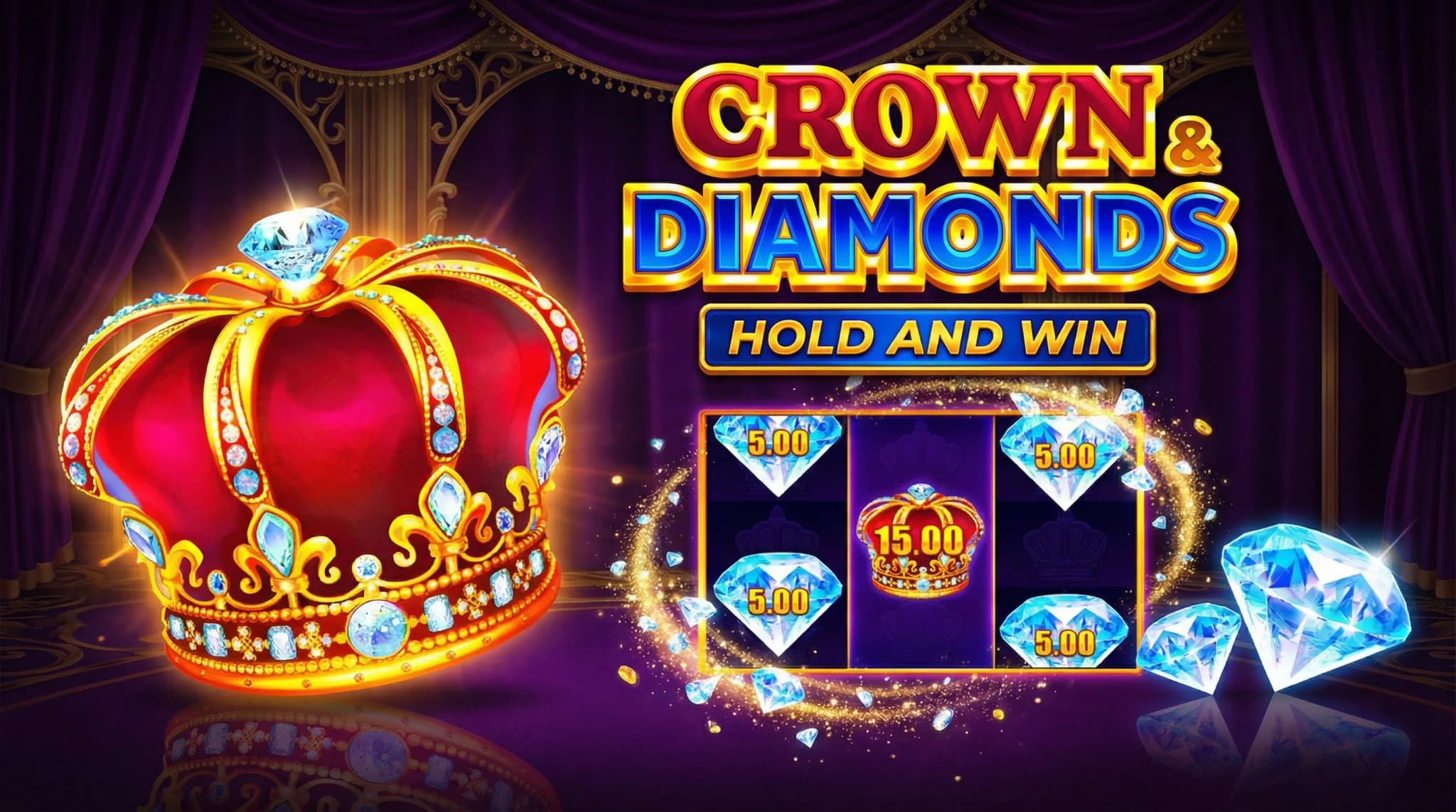 Crown and Diamonds: Hold and Win